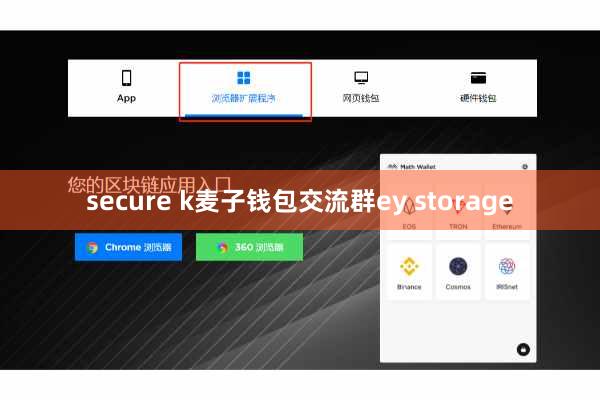 secure k麦子钱包交流群ey storage