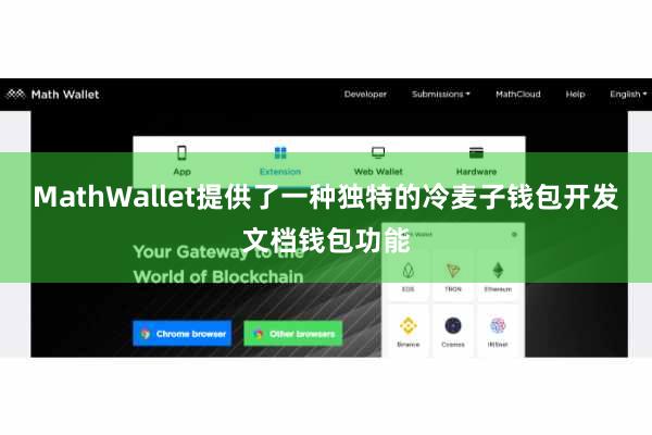 MathWallet提供了一种独特的冷麦子钱包开发文档钱包功能
