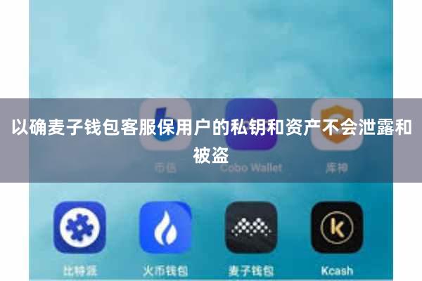 以确麦子钱包客服保用户的私钥和资产不会泄露和被盗