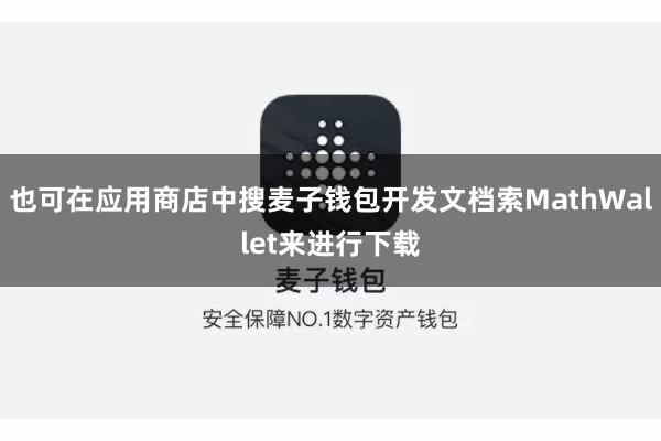 也可在应用商店中搜麦子钱包开发文档索MathWallet来进行下载